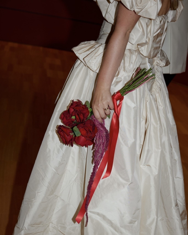 Romantic Wedding in the Garden by Day, Moody Red Event  by Night