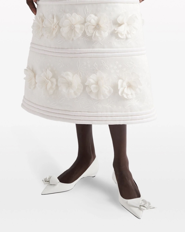 Beautiful Wedding Heels, Pumps and Shoes with Flowers | Floral Bridal Footwear