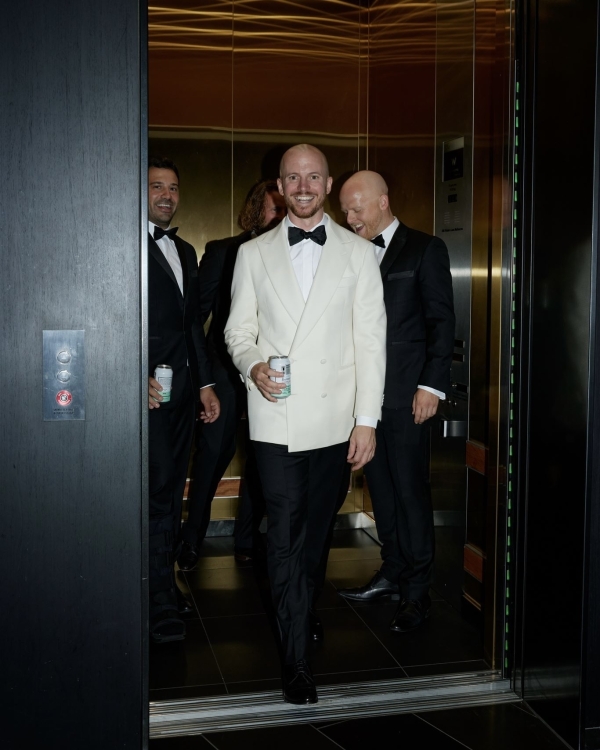 Romantic Wedding in the Garden by Day, Moody Red Event  by Night