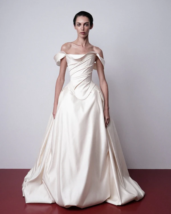 28 Basque Waist Wedding Dresses from the 2026 Bridal Collections — photo 1
