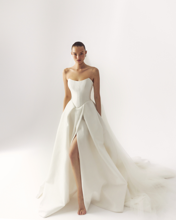 28 Basque Waist Wedding Dresses from the 2026 Bridal Collections