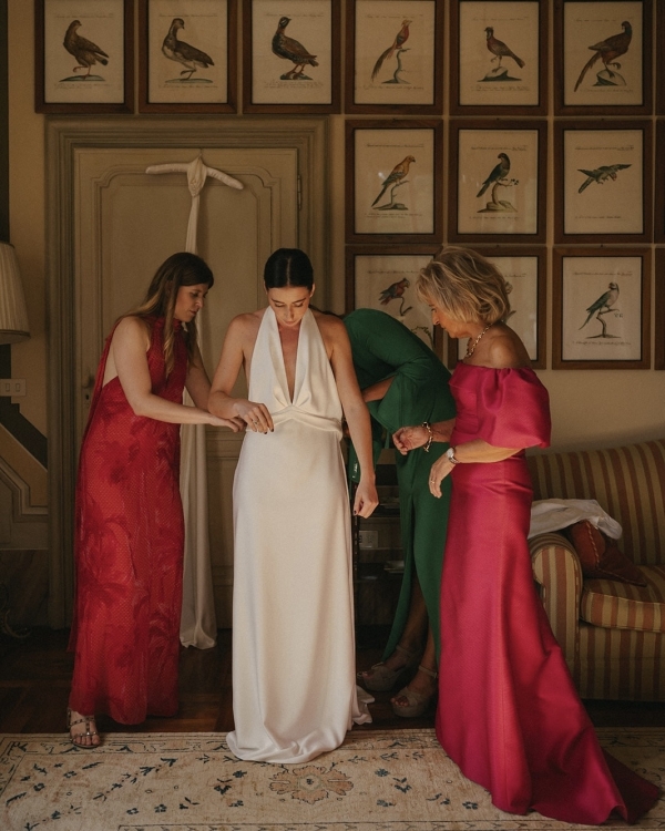 A Golden Wedding at a Storybook Castle Just Outside Venice, Italy