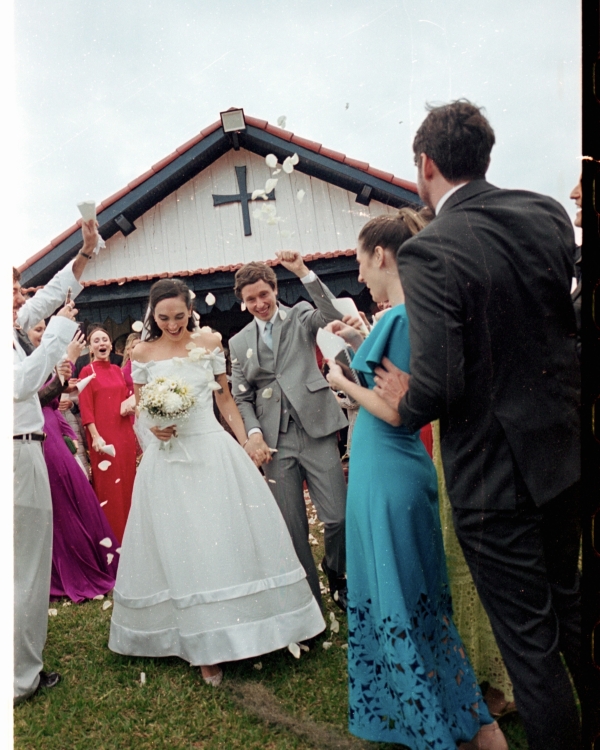 A Sentimental Two-Ceremony Wedding Woven with Vintage Fashion and Heirloom Charm