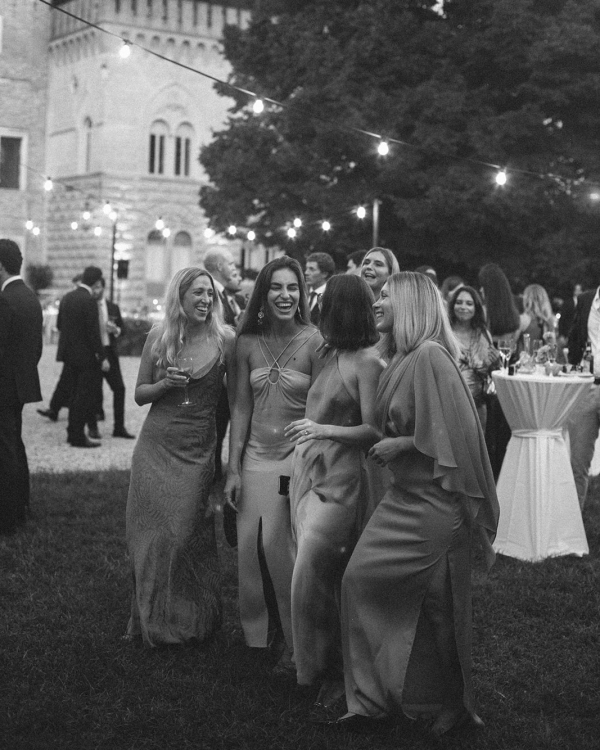 A Golden Wedding at a Storybook Castle Just Outside Venice, Italy