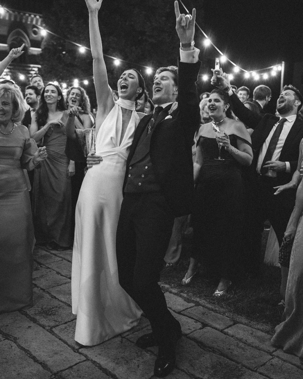 A Golden Wedding at a Storybook Castle Just Outside Venice, Italy