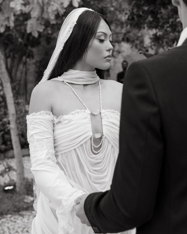 This Galliano-Inspired Bride Brought Mermaidcore Magic to Her Wedding in Sicily