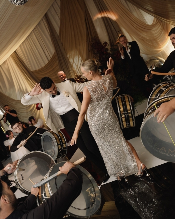 A Glamorous Jewel-Toned Wedding in the Australian Countryside