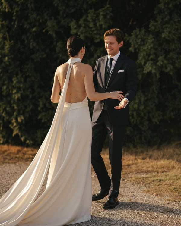 A Golden Wedding at a Storybook Castle Just Outside Venice, Italy