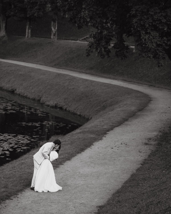 A Pride & Prejudice Inspired Wedding Set in a Romantic 18th-Century Palace Garden