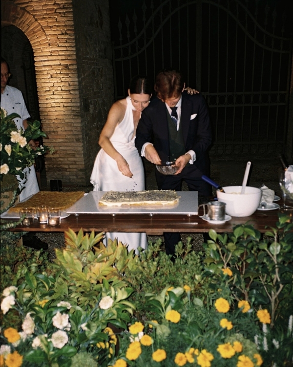 A Golden Wedding at a Storybook Castle Just Outside Venice, Italy