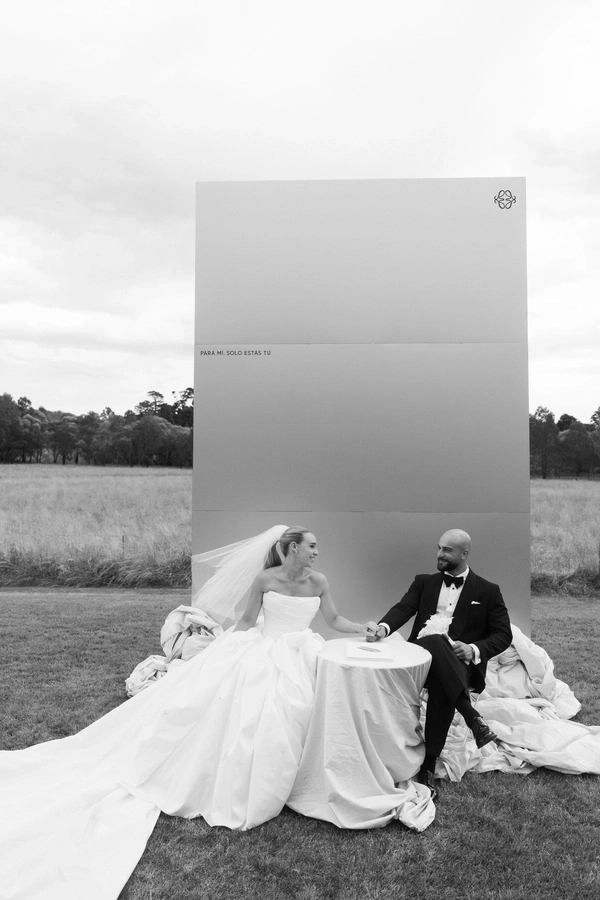 A Contemporary Chrome & Chartreuse Black-Tie Wedding Reimagines the Southern Highlands — photo 1