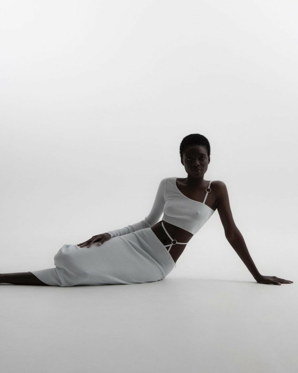 Wedding Dress With Side Cutouts