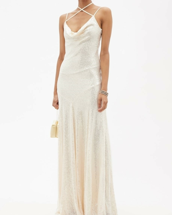 Sequin Wedding Dresses | Gliter Bridal Weddings