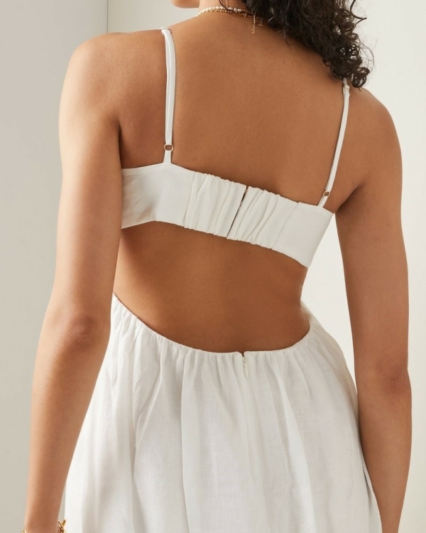 Wedding Dress With Side Cutouts