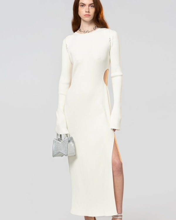 Wedding Dress With Side Cutouts