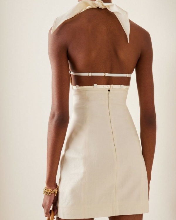 Wedding Dress With Side Cutouts