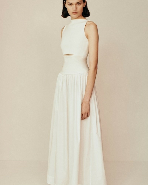 Wedding Dress With Side Cutouts