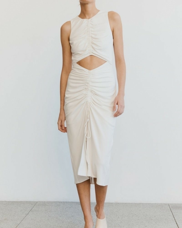 Wedding Dress With Side Cutouts