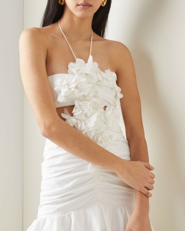Wedding Dress With Side Cutouts