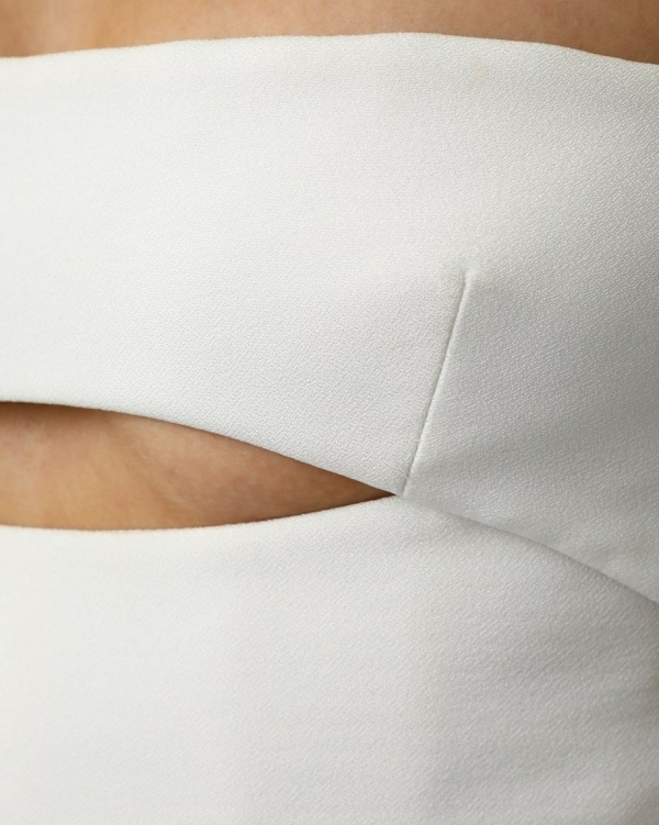 Wedding Dress With Side Cutouts