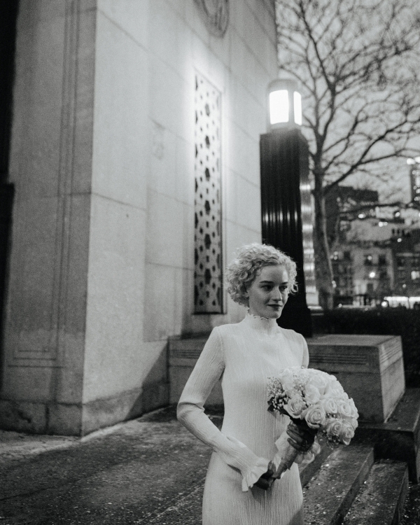 Julia Garner and Mark Foster Wedding | Wedding Dress, Venue, Outfits, Husband