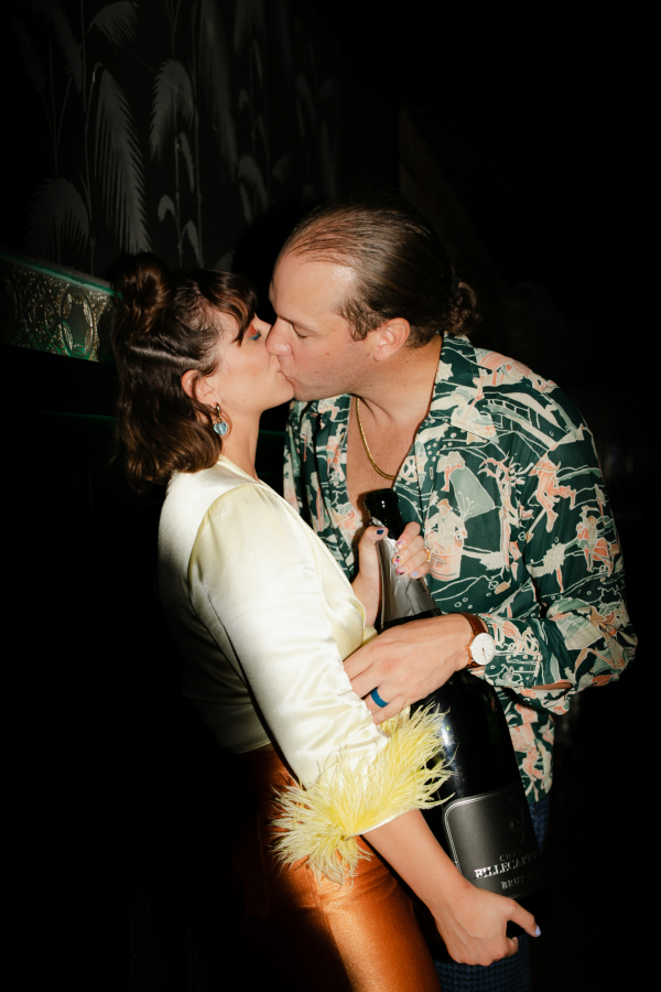 Real Wedding in Chicago: Vintage, Disco and Just the Inner Circle Guest List