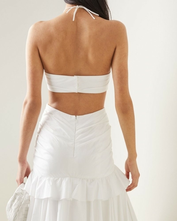 Wedding Dress With Side Cutouts