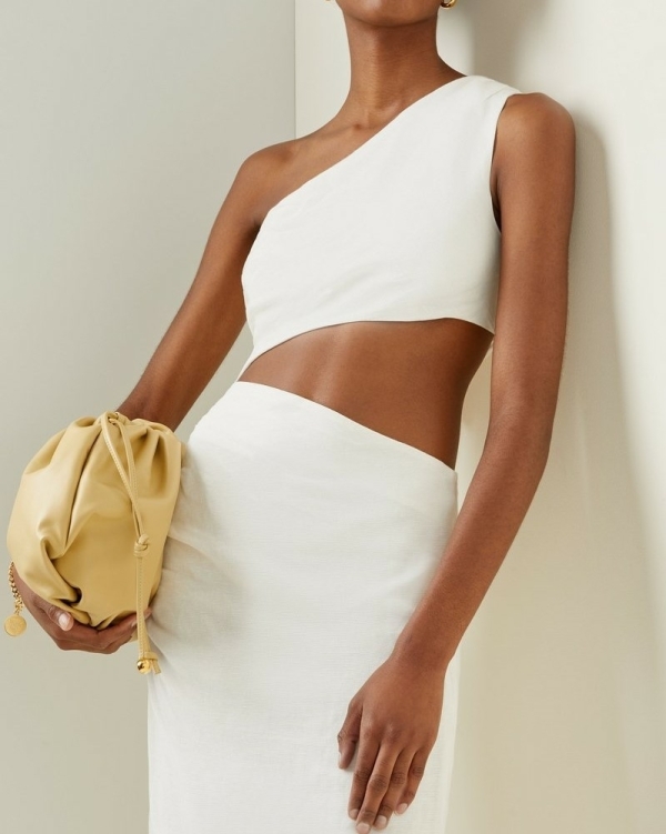 Wedding Dress With Side Cutouts