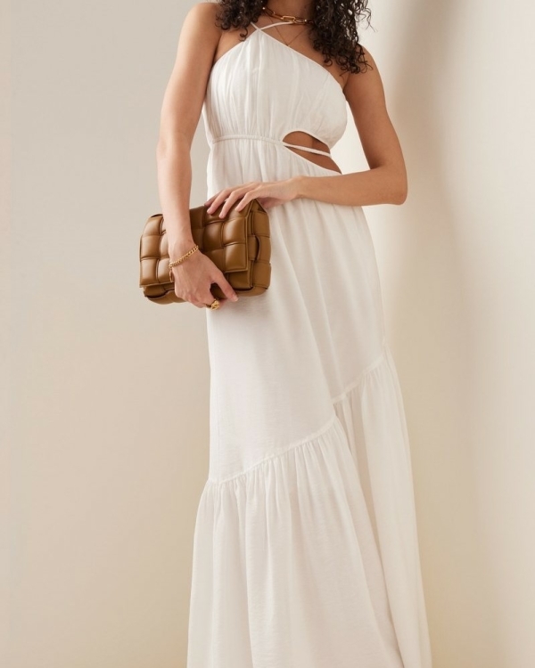 Wedding Dress With Side Cutouts