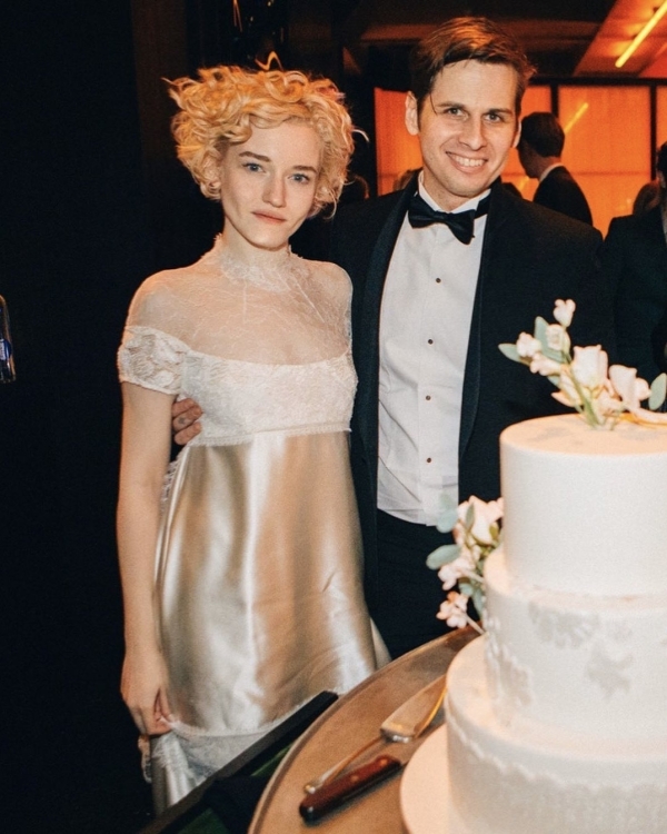 Julia Garner and Mark Foster Wedding | Wedding Dress, Venue, Outfits, Husband