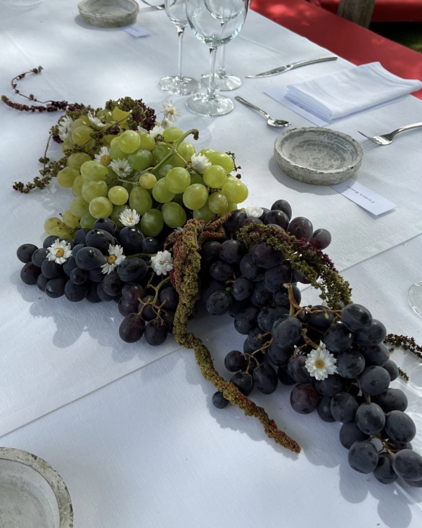 Fruits and Berries for a Wedding Dinner Decor | Fruit Table Centerpiece | Wedding Decoration