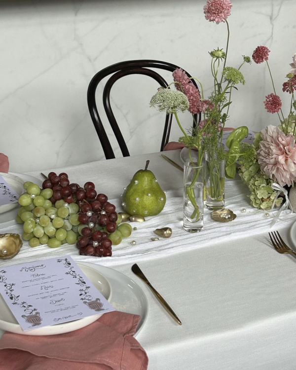 Fruits and Berries for a Wedding Dinner Decor | Fruit Table Centerpiece | Wedding Decoration