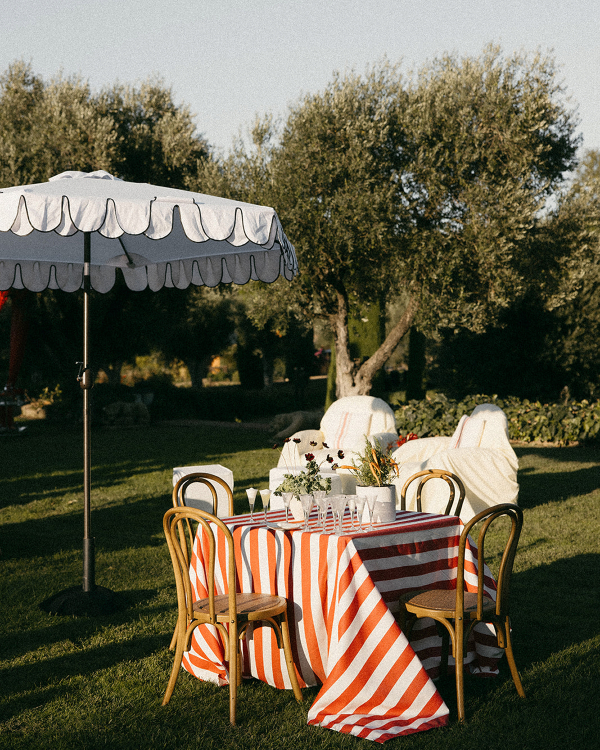 A Bold Cherry Red Wedding Amongst a Spanish Garden Villa