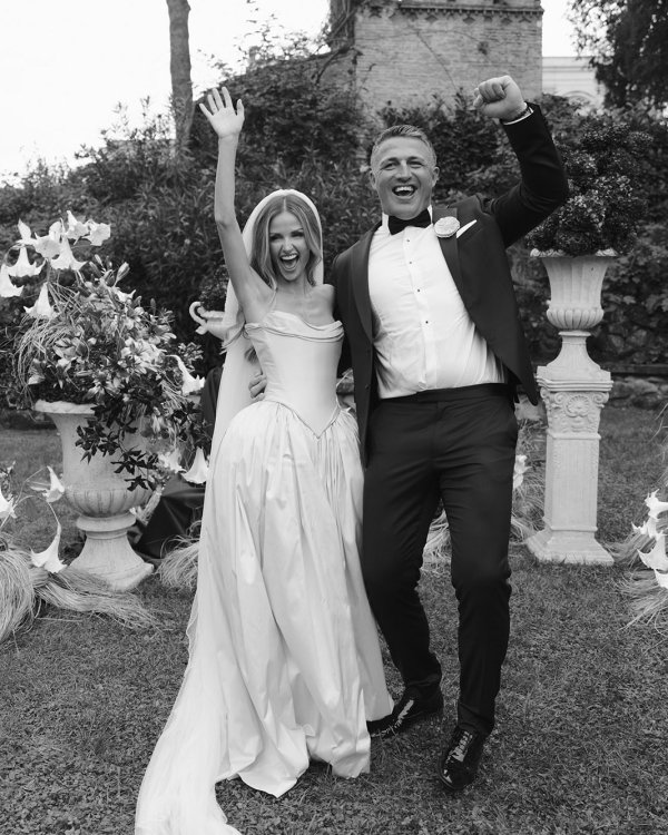 An Elegant & Dreamy Italian Wedding in a Historic Roman Villa