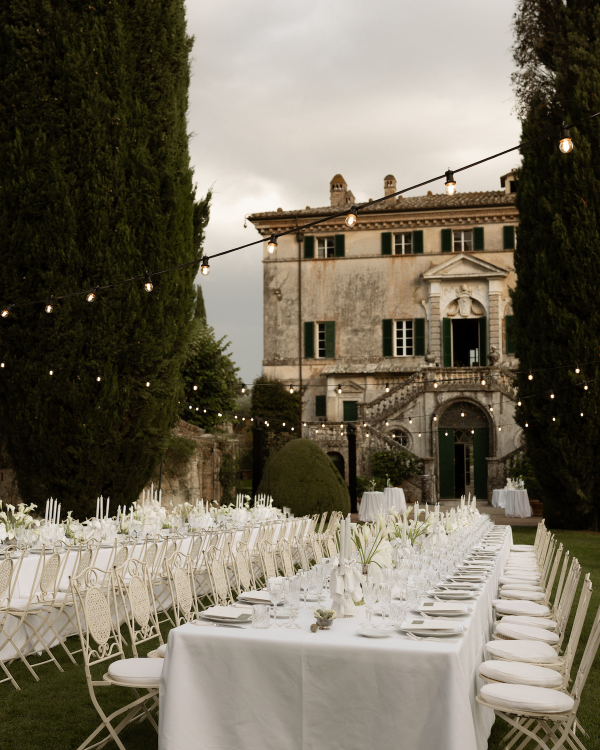 A Timeless & Intimately Elegant Tuscan Villa Wedding
