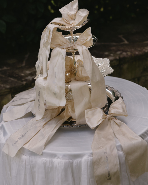 Floral Poise and Draped Drama