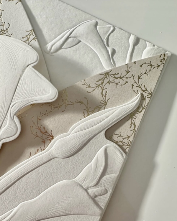 32 Blind Embossed Stationery Ideas for Weddings and Beyond