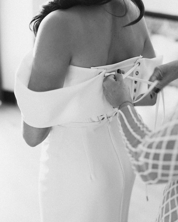 A Bold Cherry Red Wedding Amongst a Spanish Garden Villa