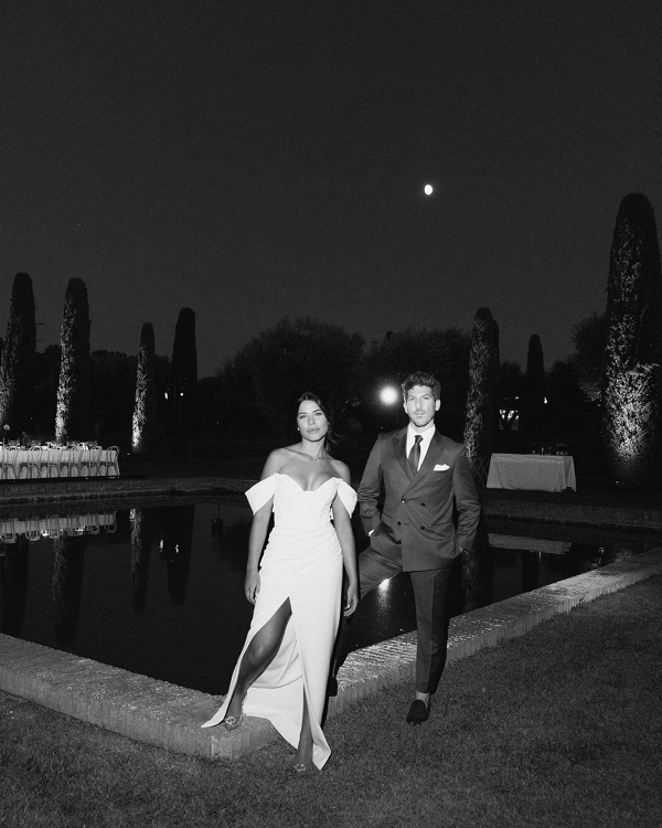 A Bold Cherry Red Wedding Amongst a Spanish Garden Villa