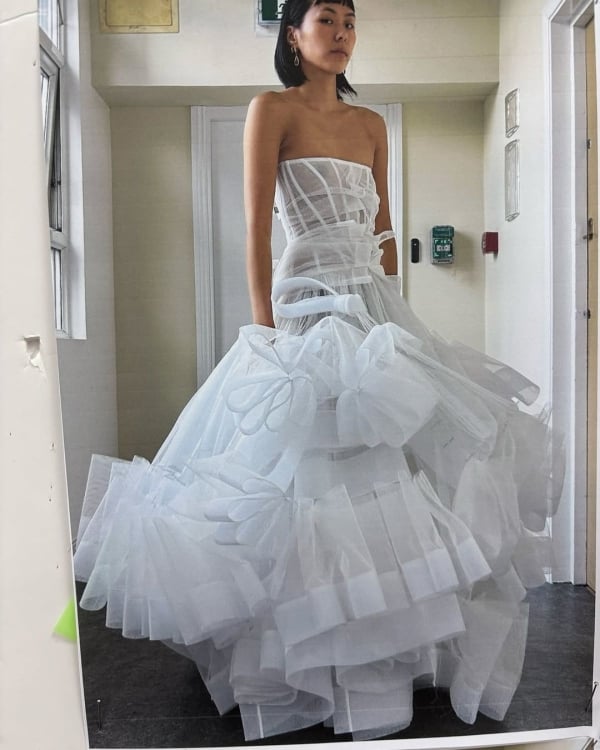 20 Textural Bridal Dresses We're Crushing On