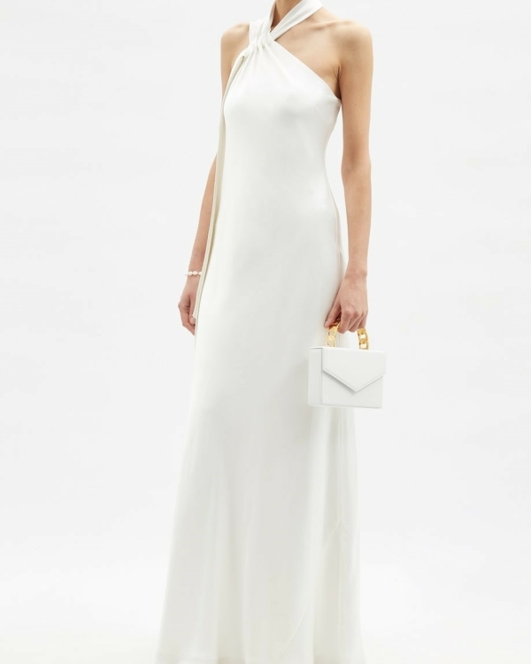 Top 15 Halterneck Wedding Dresses | Danielle Frankel | Best Halter Neck Wedding Gown | Photo