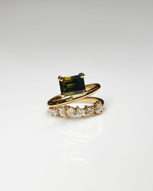 East-West Engagement Rings