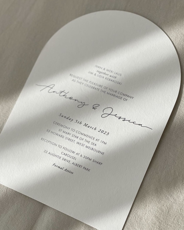 Minimalist Wedding Invitations Inspiration | Ideas for Your Minimalist Bridal Invitations