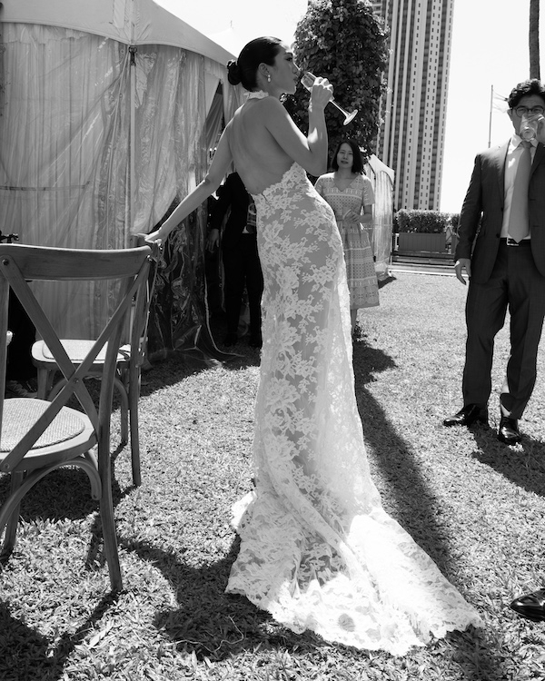 Chic Bangkok Wedding | Gorgeous Blueberry Wedding Cake