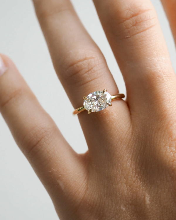 East-West Engagement Rings