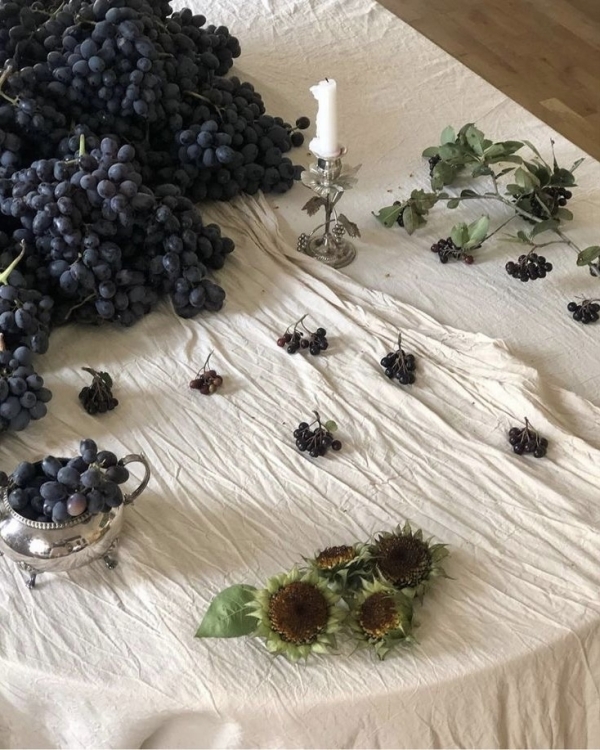 Classical European for Wedding Decor | Draped Fabrics, Candles, and Antique Silverware