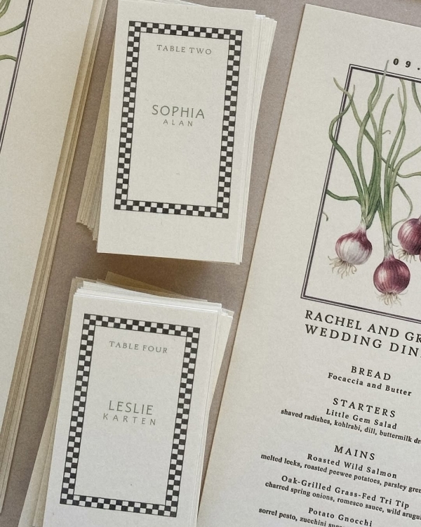 30 Fresh & Stylish Wedding Menu Designs Perfect for Summer