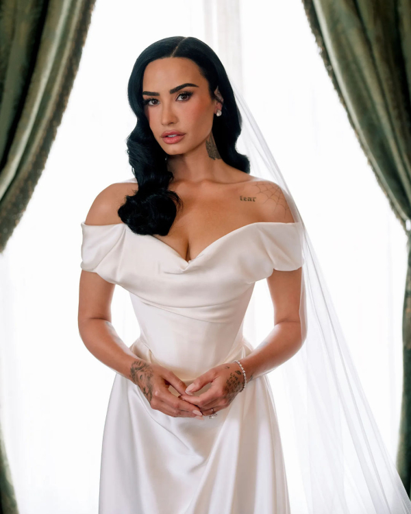 Demi Lovato Said ‘I Do’ in Vivienne Westwood — Here’s Your First Glimpse