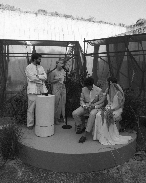 An Artistic Wedding Amongst a Breathtaking Quarry in Mallorca