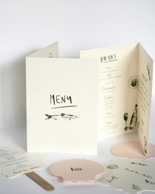 30 Fresh & Stylish Wedding Menu Designs Perfect for Summer